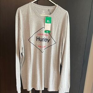 Hurley Heather Gray Long Sleeve Tee